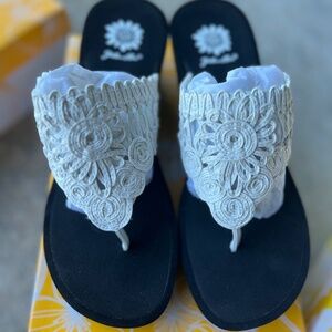 Yellow Box Platform Sandals 8.5